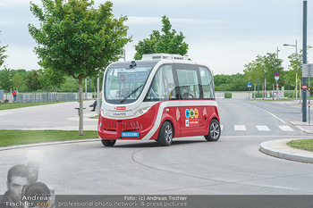 Selbstfahrender Autobus - Seestadt Aspern, Wien - Do 27.05.2021 - Selbstfahrender Bus in der Seestadt21