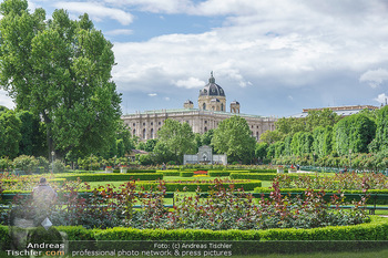 Ladies Night Promo-Aktion - Burgtheater, Volksgarten - Fr 28.05.2021 - Kusnthistorisches Museum KHM, Blick vom Volksgarten aus45