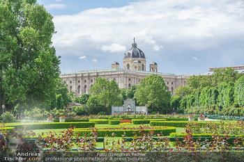Ladies Night Promo-Aktion - Burgtheater, Volksgarten - Fr 28.05.2021 - Kusnthistorisches Museum KHM, Blick vom Volksgarten aus46