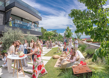 Lillet Les Ateliers Brunch - Privatvilla, Wien - Do 01.07.2021 - Sommerfest, Sommerparty auf Terrasse mit Blick über Wien105