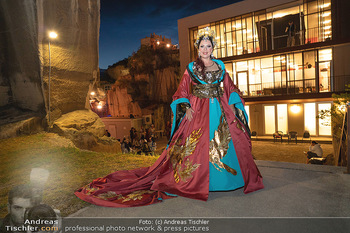 Turandot Probenfotos - Steinbruch St. Margarethen, Burgenland - Fr 02.07.2021 - Martina SERAFIN backstage in der Pause20
