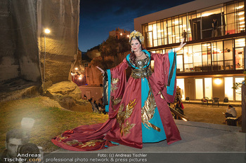 Turandot Probenfotos - Steinbruch St. Margarethen, Burgenland - Fr 02.07.2021 - Martina SERAFIN backstage in der Pause22