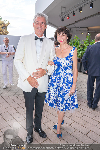 Premiere West Side Story - Mörbisch - Do 08.07.2021 - Peter EDELMANN mit Ehefrau Silvia18