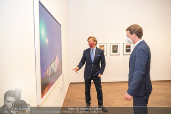 Sebastian Kurz Privatführung - Albertina, Wien - Mo 23.08.2021 - Trevor Dow TRAINA, Sebastian KURZ37
