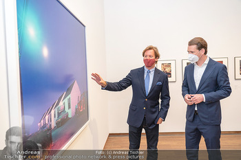 Sebastian Kurz Privatführung - Albertina, Wien - Mo 23.08.2021 - Trevor Dow TRAINA, Sebastian KURZ39