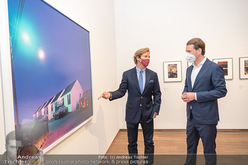 Sebastian Kurz Privatführung - Albertina, Wien - Mo 23.08.2021 - Trevor Dow TRAINA, Sebastian KURZ41
