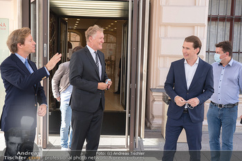 Sebastian Kurz Privatführung - Albertina, Wien - Mo 23.08.2021 - Trevor Dow TRAINA, Klaus Albrecht SCHRÖDER, Sebastian KURZ63