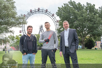 Borotalco Weltrekord - Riesenrad, Wien - Do 26.08.2021 - Jörg GROSSAUER, Patrick FREISINGER, Erich BLIE7