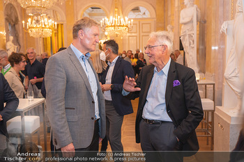 Ausstellungseröffnung Hubert Scheibl - Albertina, Wien - Mo 30.08.2021 - Klaus Albrecht SCHRÖDER, Karlheinz ESSL43