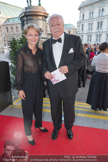 Fundraising Dinner - Albertina, Wien - Di 14.09.2021 - Michael HÄUPL mit Ehefrau Barbara HÖRNLEIN32