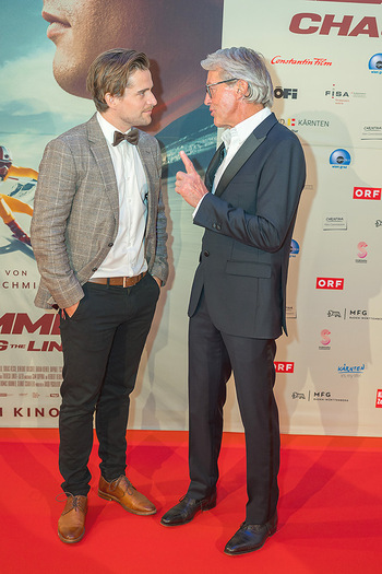 Kinopremiere ´Klammer - chasing the line´ - Cineplexx Milennium City, Wien - Mi 27.10.2021 - Raphael TSCHUDI, Bernhard RUSSI85
