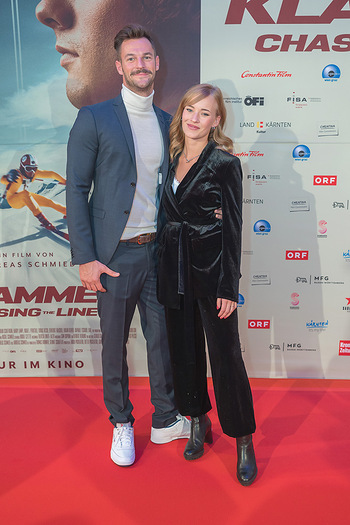 Kinopremiere ´Klammer - chasing the line´ - Cineplexx Milennium City, Wien - Mi 27.10.2021 - Paul PIZZERA, Valerie HUBER93