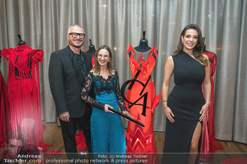 Haute Couture Austria Award - Hotel Steigenberger, Wien - Di 11.01.2022 - Wolfgang REICHL, Julia Lara KÖNIG, Nadine MIRADA92