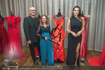 Haute Couture Austria Award - Hotel Steigenberger, Wien - Di 11.01.2022 - Wolfgang REICHL, Julia Lara KÖNIG, Nadine MIRADA93