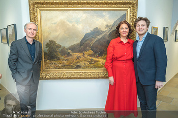 Sonderausstellung Alfred Zoff - Galerie Suppan - Di 18.01.2022 - Peter PEER, Claudia SUPPAN mit Sohn Sebastian8