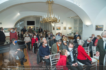 Sonderausstellung Alfred Zoff - Galerie Suppan - Di 18.01.2022 - Publikum, sitzend, mit Coronamaske, FFP2 Schutzmaske35