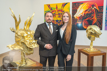 Ai weiwei Ausstellungseröffnung - Albertina modern, Wien - Di 15.03.2022 - Klemens und Barbara HALLMANN38