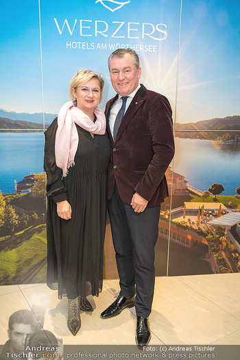 Saison Opening - Werzer´s Hotel, Pörtschach - Fr 01.04.2022 - Toni MÃRWALD mit Ehefrau Eva175