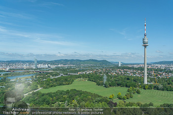 Vivo PK - Wolke21 im Saturn Tower, Wien - Di 28.06.2022 - Donauturm und Kahlenberg, Blick über Wien, Fernsicht, Hauptstra33