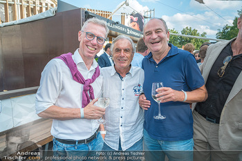 Hill Lounge Opening - Rathausplatz, Wien - Di 05.07.2022 - Peter STÖGER, Herbert PROHASKA, Hansi HUBER31