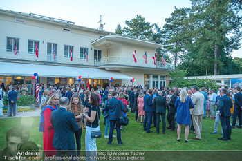 Independence Day Party - Residenz der US-Botschaft, Wien - Mi 06.07.2022 - Gartenparty, Gäste, Publikum, Cocktail Empfang, open air, Somme79