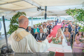 Hochzeit Heimo und Beatrice Turin - Admiral Tegetthoff, Wien - Sa 09.07.2022 - Toni FABER, Brautpaar Beatrice (KÖRMER) und Heimo TURIN38