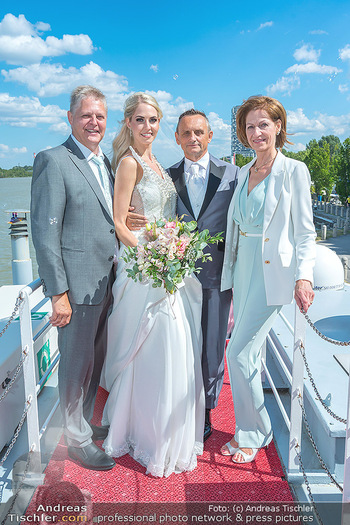 Hochzeit Heimo und Beatrice Turin - Admiral Tegetthoff, Wien - Sa 09.07.2022 - Brautpaar Beatrice (KÖRMER) und Heimo TURIN80
