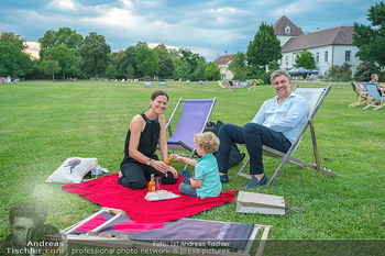 Eröffnung Festival 2022 - Schloss Grafenegg, Nö - Fr 12.08.2022 - Familie Jonas KAUFMANN, Ehefrau Christiane LUTZ, Kind Sohn Pickn66