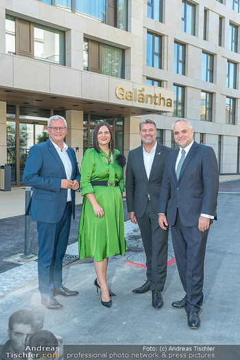 PK zu Eröffnung - Hotel Galantha, Eisenstadt - Do 01.09.2022 - Markus ERNST, Matthias GRÜN, Thomas STEINER, Astrid EISENKOPF71