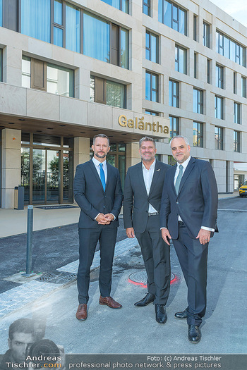 PK zu Eröffnung - Hotel Galantha, Eisenstadt - Do 01.09.2022 - Markus ERNST, Matthias GRÜN, Jürgen NARATH75