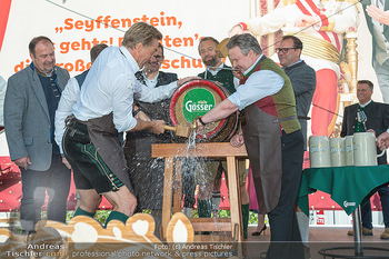 Kaiserwiesn Opening - Kaiserwiese beim Riesenrad, Wien - Do 22.09.2022 - Hans KNAUSS, Michael LUDWIG beim Bieranstich70