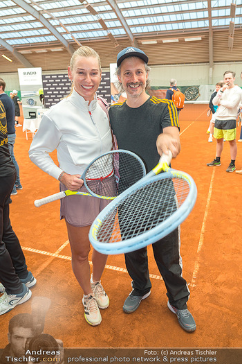Rado Promis gegen Profis Tennis - Colony Tennisclub, Wien - So 23.10.2022 - Barbara Babsi SCHETT, Michael OSTROWSKI33