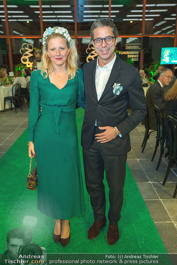 Fundraising Dinner - Belvedere 21 - Mo 24.10.2022 - Niki BRANDSTÄTTER mit Ehefrau100
