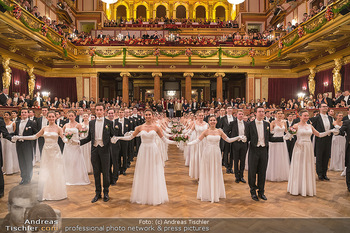 Philharmonikerball - Musikverein, Wien - Do 19.01.2023 - Balleröffnung, Tanzpaare, Debütanten, Komitee, Eröffnungskomi156