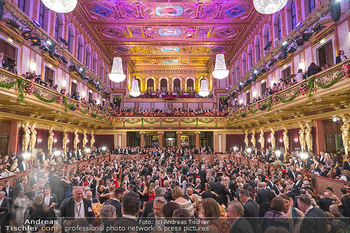 Philharmonikerball - Musikverein, Wien - Do 19.01.2023 - Ballsaal, Publikum, Menschenmassen, Goldener Musikvereinssaal, T207