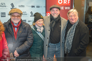 Kinopremiere ´Griechenland´ - Gartenbaukino Wien - Di 14.02.2023 - Thomas STIPSITS, Katharina STRAßER, Erwin STEINHAUER, Andreas V14