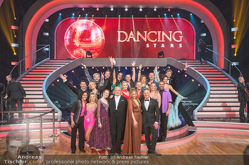Dancing Stars Staffelauftakt - ORF Zentrum, Wien - Sa 04.03.2023 - Gruppenfoto Dancing Stars im Ballroom3