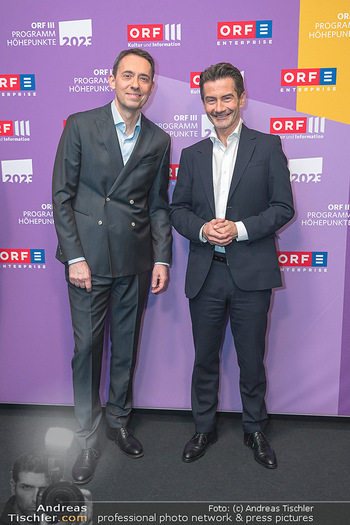 ORF III Programmpräsentation - Globe Wien - Do 09.03.2023 - Roland WEIßMANN WEISSMANN, Bogdan ROSCIC21