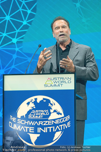 AWS Austria World Summit Klimakonferenz - Hofburg, Wien - Di 16.05.2023 - Arnold SCHWARZENEGGER87
