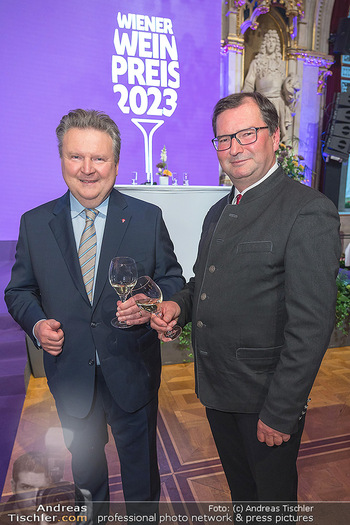 Wiener Weinpreis Gala - Rathaus, Wien - Di 16.05.2023 - Michael LUDWIG, Norbert WALTER64