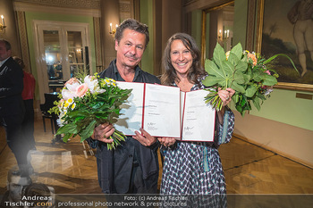 Kammerschauspieler Ehrung - Theater in der Josefstadt, Wien - Mi 14.06.2023 - Maria KÖSTLINGER, Michael DANGL37