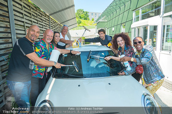 Kinderhilfe Carwash Day - McDonald´s Klosterneuburg - Fr 16.06.2023 - Gruppenfoto Teilnehmer (RADLHER, BANNIS, LUGNER, STAMM, WINKLER,7