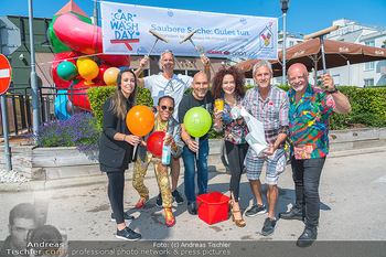 Kinderhilfe Carwash Day - McDonald´s Klosterneuburg - Fr 16.06.2023 - Gruppenfoto BANNIS STAMM RADLHER LUGNER KONSEL LUX SCHMITZ-ÖDEK22