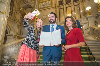 Ehrung Clemens Unterreiner - Staatsoper, Wien - Mi 21.06.2023 - Clemens UNTERREINER, Brigitte BIERLEIN, Maria GROßBAUER24