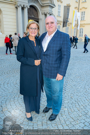 Derniere Don Carlo - Oper Klosterneuburg, NÖ - So 06.08.2023 - Johanna MIKL-LEITNER mit Ehemann Andreas58
