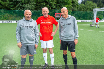 Samsung Charity Soccer Cup - Sportplatz Alpbach, Tirol - Mi 30.08.2023 - Othmar KARAS, Konrad PLAUTZ, Andreas RUDAS85