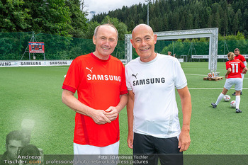 Samsung Charity Soccer Cup - Sportplatz Alpbach, Tirol - Mi 30.08.2023 - Othmar KARAS, Andreas RUDAS87