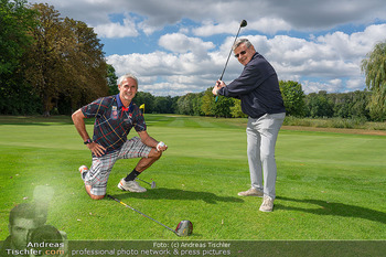 Rapid Charity Golfturnier - Golfclub Ebreichsdorf - Mo 04.09.2023 - Michael KONSEL, Günter (Günther) KALTENBRUNNER3