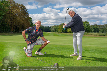 Rapid Charity Golfturnier - Golfclub Ebreichsdorf - Mo 04.09.2023 - Michael KONSEL, Günter (Günther) KALTENBRUNNER4