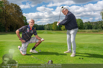 Rapid Charity Golfturnier - Golfclub Ebreichsdorf - Mo 04.09.2023 - Michael KONSEL, Günter (Günther) KALTENBRUNNER5